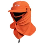 FTP Facemask Logo Hat Orange