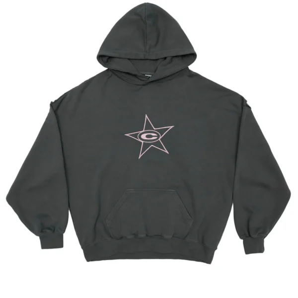 FTP C Star Hoodie Dark Grey