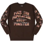 FTP Forever Crewneck Brown Sweatshirt