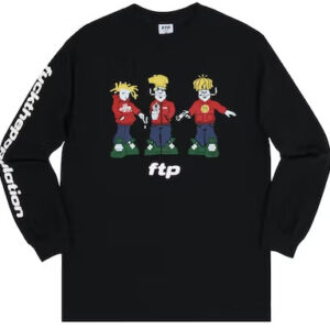 FTP Spell Out Knit Sweater Black