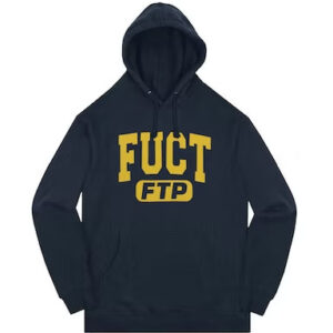 FTP x FUCT Academy Pullover Hoodie Navy