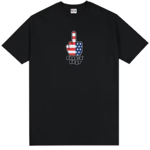 FTP x FUCT FTW Finger Tee Black