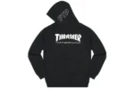 FTP Thrasher Logo Pullover Hoodie Black